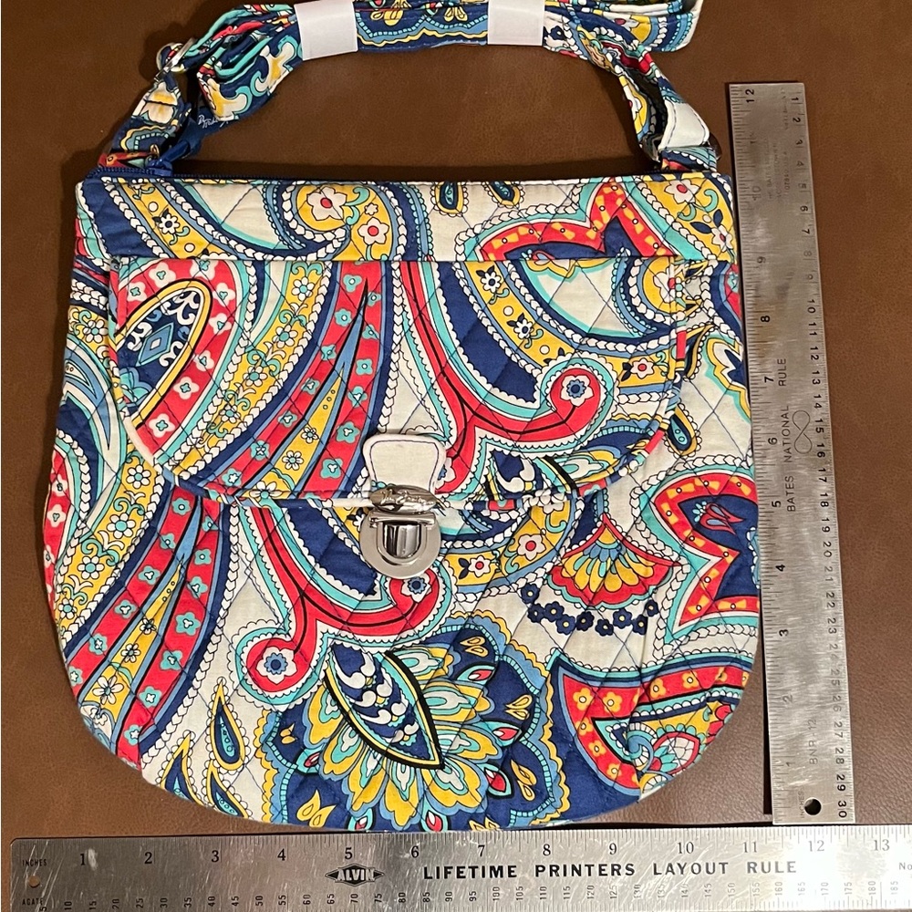 Vera Bradley Crossbody Bag in Retired Marine Paisley Pattern NWOT